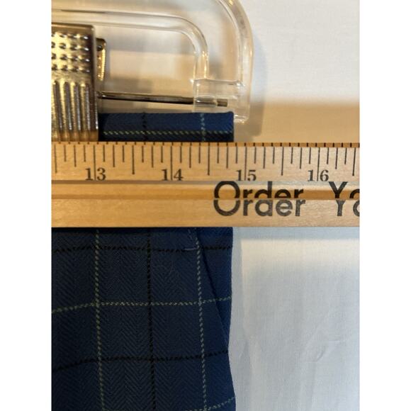 VTG Pendleton Preppy Twee Tapered Wool Flat Front Plaid Pants Size 10 Academia - Picture 6 of 8